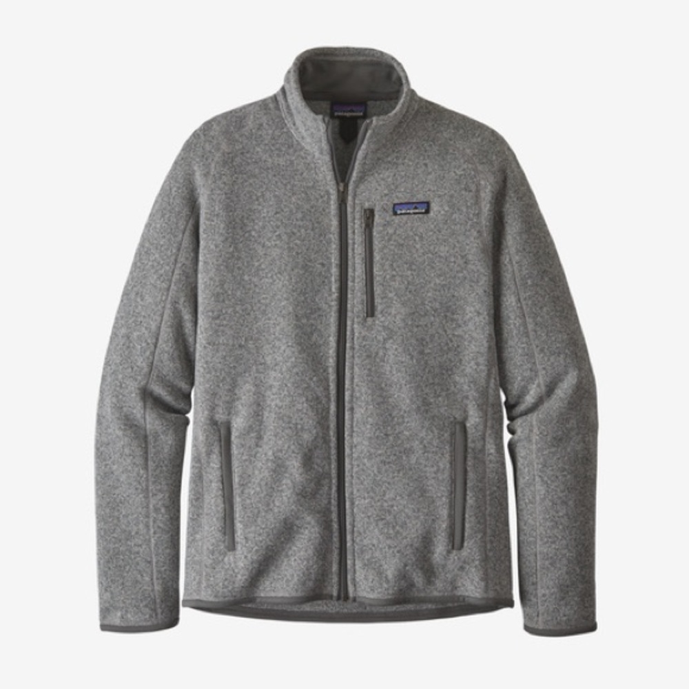 Patagonia Better Sweater Fleece Jacket Grey Full Zip Size M